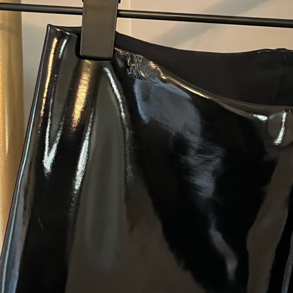 Latex like Commando leggings with lining - Picture 2 of 4